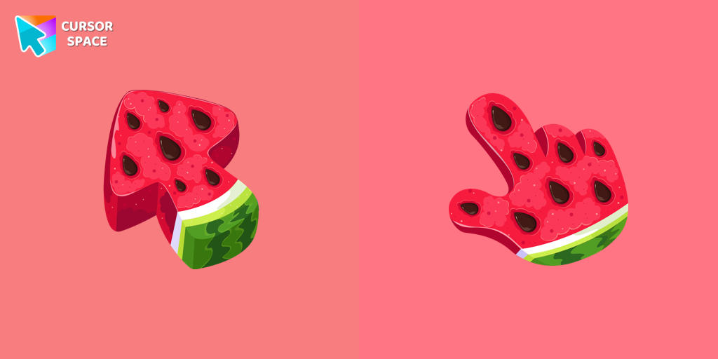 Cursor Watermelon Texture For Chrome